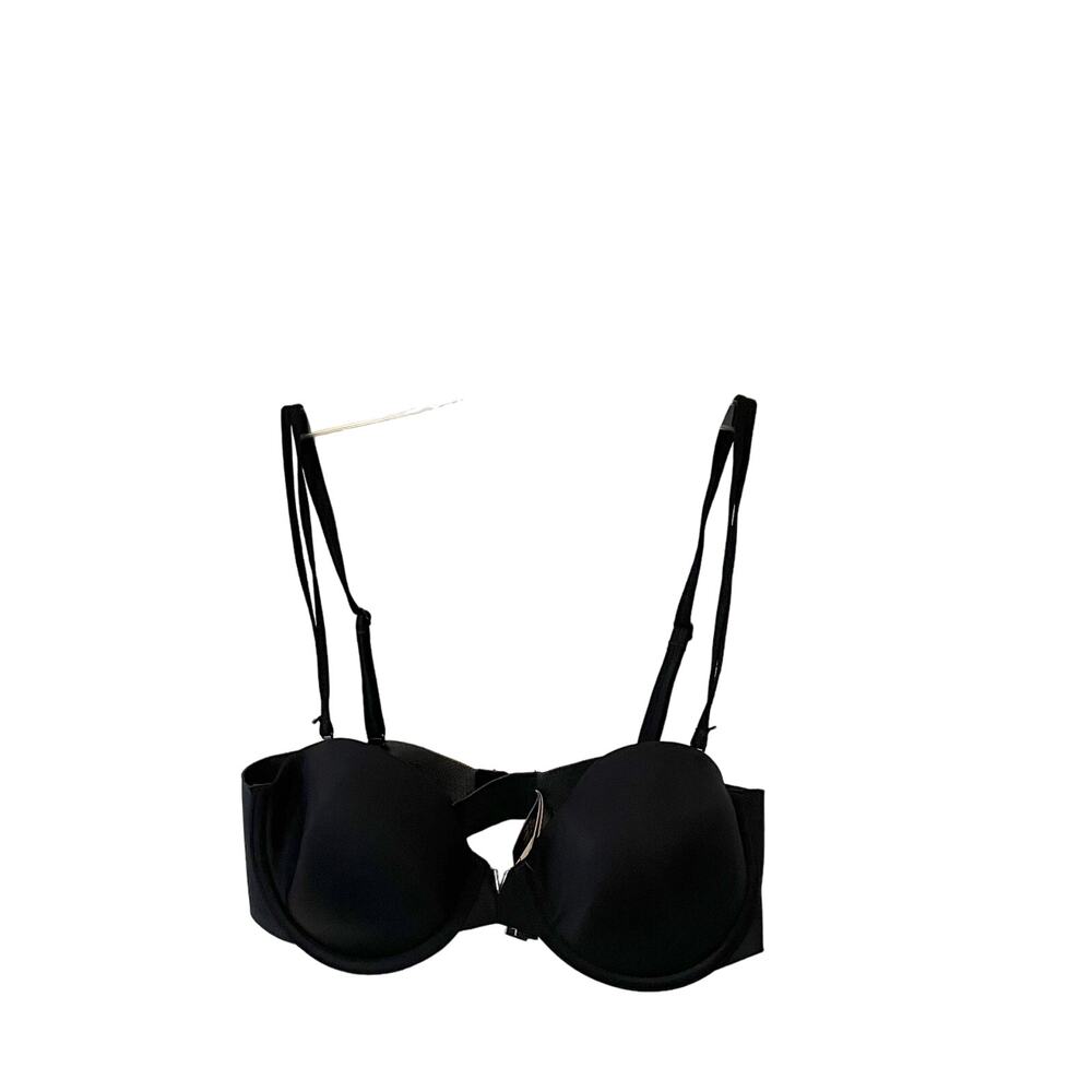 Victoria's Secret Underwire Lightly Padded Convertible Bra Black Size 34C